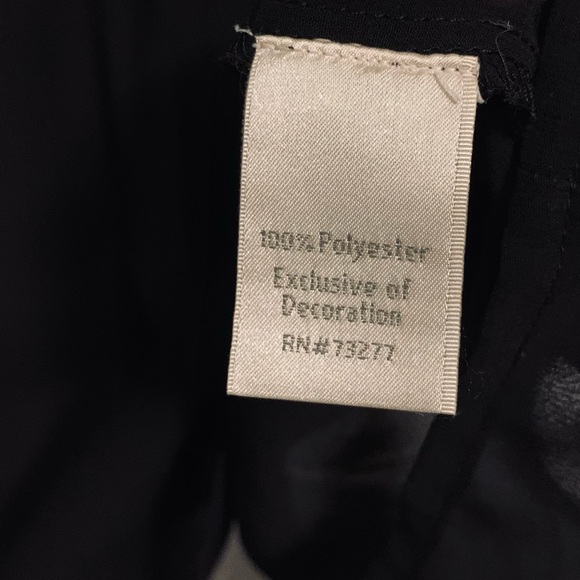 Lauren Conrad sheer black blouse, size M - Picture 6 of 6